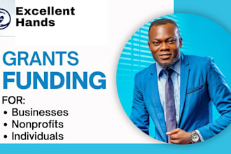 research grants, write grant proposals and submit applications