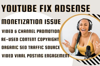 resolve youtube montesization adsense step 2 reused content issues copyright