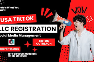 approve usa tiktok shop seller account llc registration setup usa tiktok shop