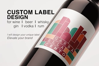 design your wine, beer, whisky, vodka label