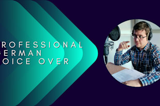 record your german male, deep, warm, voice over for your e learning or explainer