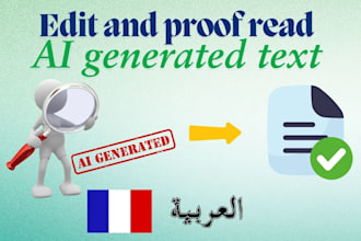 edit or rewrite ai generated text or content