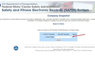 usdot, mc, llc for all drivers and owners