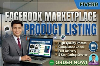 do SEO friendly product listing and dropshipping on facebook marketplace