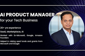 be your ai product manager for your tech business