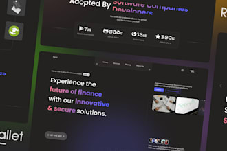 create a modern custom wordpress or wix website