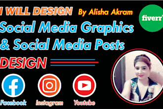 design high quality instagram, facebook, linkedin post designs