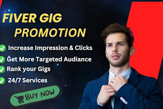 promote your fiverr gig with targeted ads