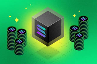 write solana staking website, solana presale website with smart contract