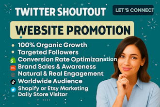 promote, shoutout your link to 500m USA, UK, tiktok, twitter, fb, linkedin