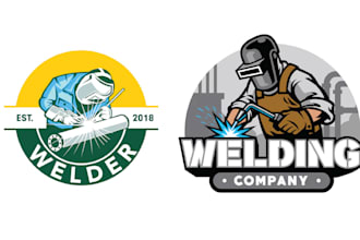 create high quality welding mechanical logo