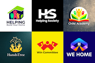 do nonprofit, agency, community, charity, ngo, welfare, and business logo design