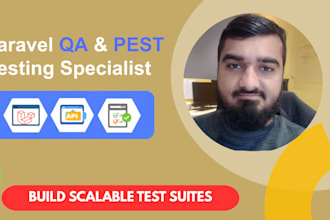 test and automate laravel apis and backend logic