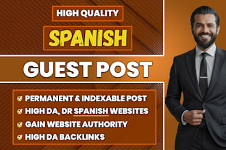get you spanish guest post backlinks on spanish blogs