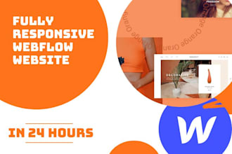develop modern and creative webflow website design