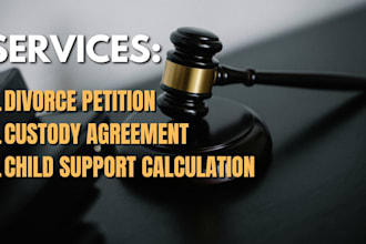 draft legal documents related to family law