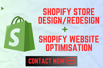 build shopify website redesign, shopify store redesign, branded store redesign