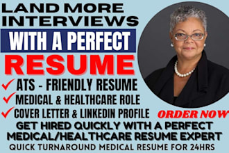 write ats medical device resume, healthcare, nurse practitioner, and biotech, CV