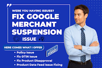 help you fix your google merchant center suspension issue