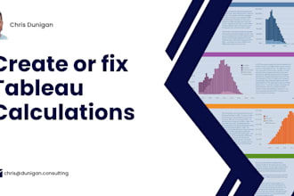 create or fix tableau calculations