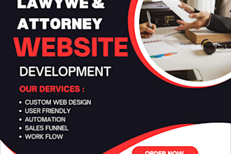 do lawyer and attorney website sales funnel landing page SEO