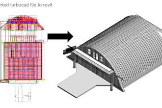 convert cad dwg to revit model