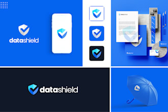 design logo and brand style guide or complete branding kit