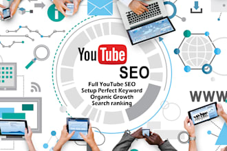 be your youtube channel manager and video SEO expert