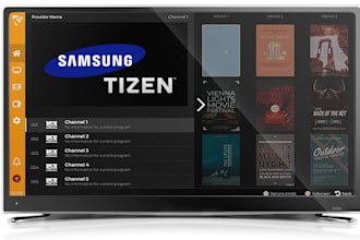 build  iptv app, samsung tizen, tivimate app, vod app and ott platform