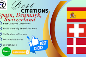do local citations listings for spain, denmark, switzerland