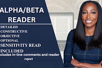 alpha or beta read your work attentively, critique your manuscript