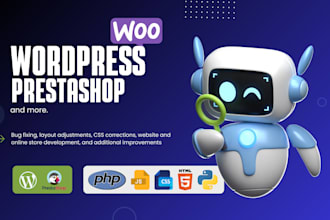 develop and customise websites wordpress and prestashop