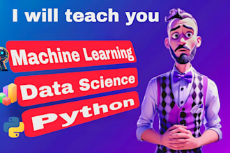 teach you python, machine learning, and data science