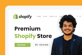 design shopify website, shopify dropshipping store, ecommerce store