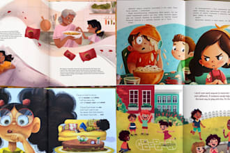 craft format children book layout illustrated kid storybook storytime early read