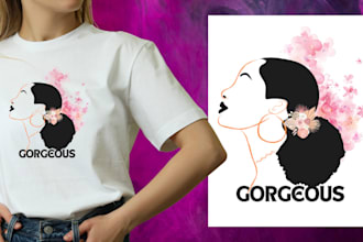 design cute floral girl tshirts