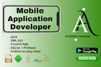 be your frontend and backend android developer