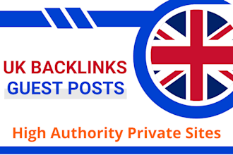 provide dofollow SEO guest post backlinks from real UK sites