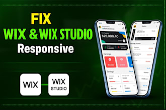 fix wix studio mobile or optimize wix studio mobile,fix wix mobile responsive