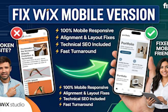 optimize wix studio site for mobile or fix wix studio mobile version, fix wix