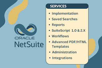 do netsuite pdfs, workflows, customizations, suitescripts, reports