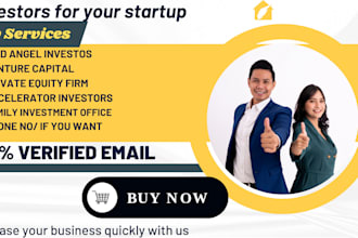 find and research angel investors and venture capitalists for your startup