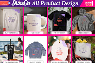 design stunning shineon all products with personalization for customily pod