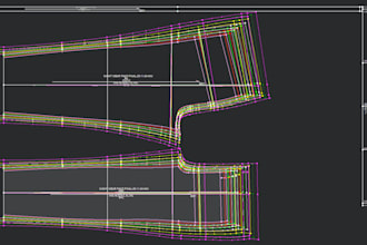 do apparel pattern design for any kinds of garment