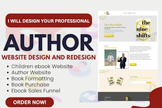 design author website, ebook website, book author website, book website