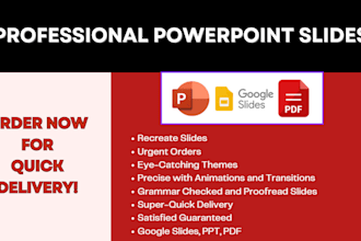design presentation slides for your project or education