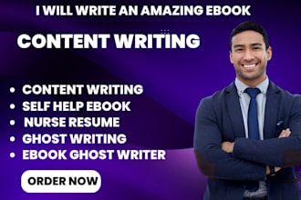 write content writing ghost writing, non fiction, lead magnets and fiction