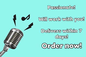 record a young adult voice over for your creative projects