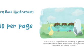 draw children storybook illustrations