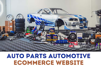 be your shopify expert for auto parts website automotive shopify store
